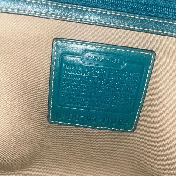 Coach Miranda Leather Satchel 11085 - Atlantic (rare) - Picture 6 of 6